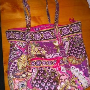 VERA BRADLEY FLORAL PRINT PURSE